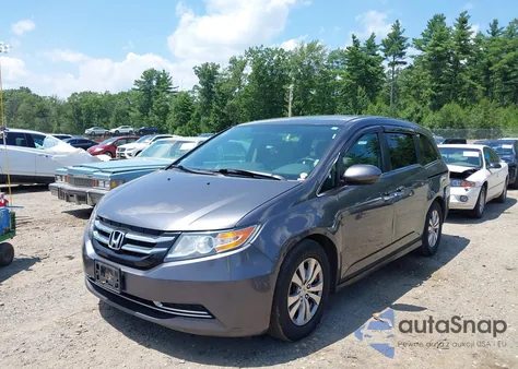 2016 Honda Odyssey Ex from USA, damaged, VIN 5FNRL5H41GB109646